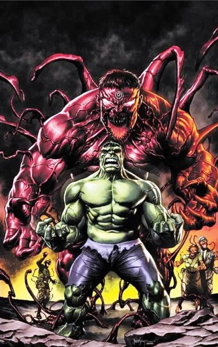 Absolute Carnage Immortal Hulk #1 Cover G Unknown Comics Exclusive Virgin Variant 