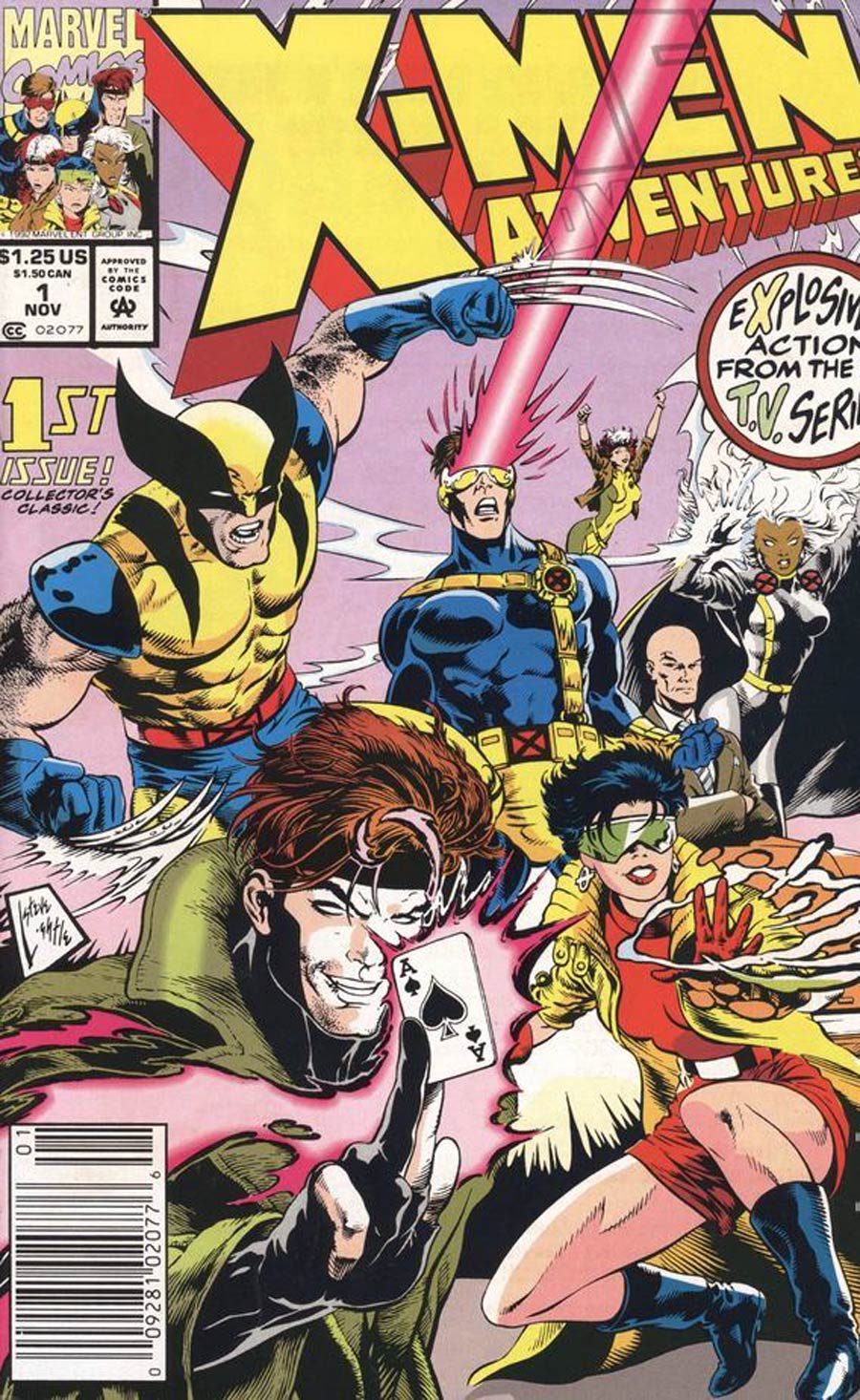 X-Men Adventures #1 Cover B Newsstand Edition