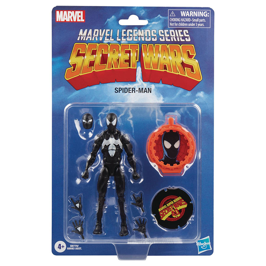 Marvel Legends Secret Wars Black Suit Spider-Man 6-Inch Action Figure
