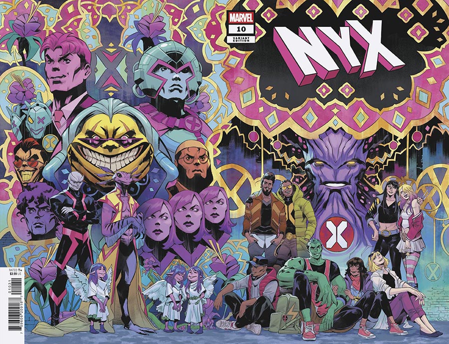 NYX Vol 2 #10 Cover C Variant Francesco Mortarino Wraparound Cover