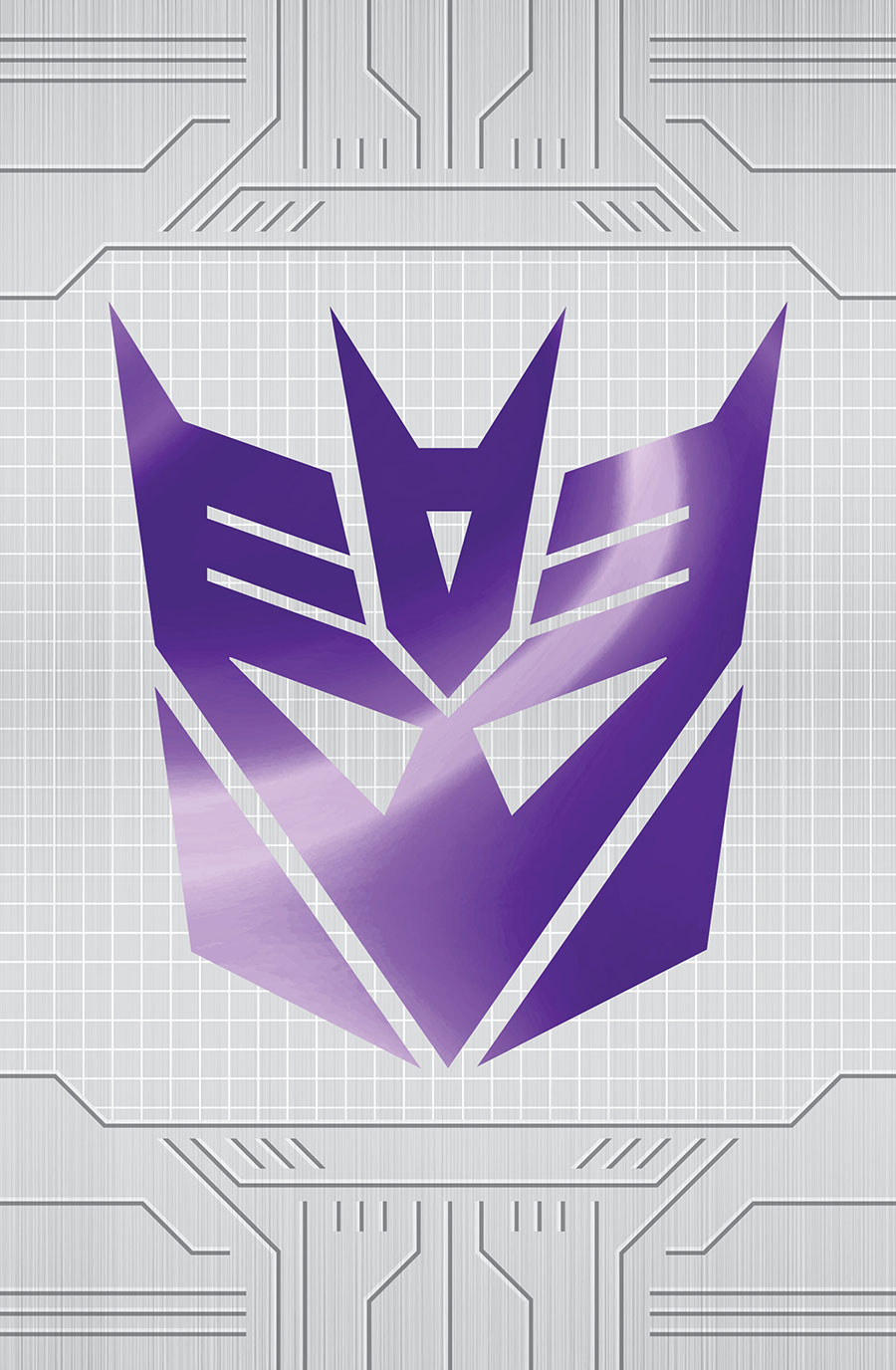 Transformers Vol 5 #1 Cover Z-L Reprint Sound Chip Edition B Starscream Decepticon Logo Foil Cover