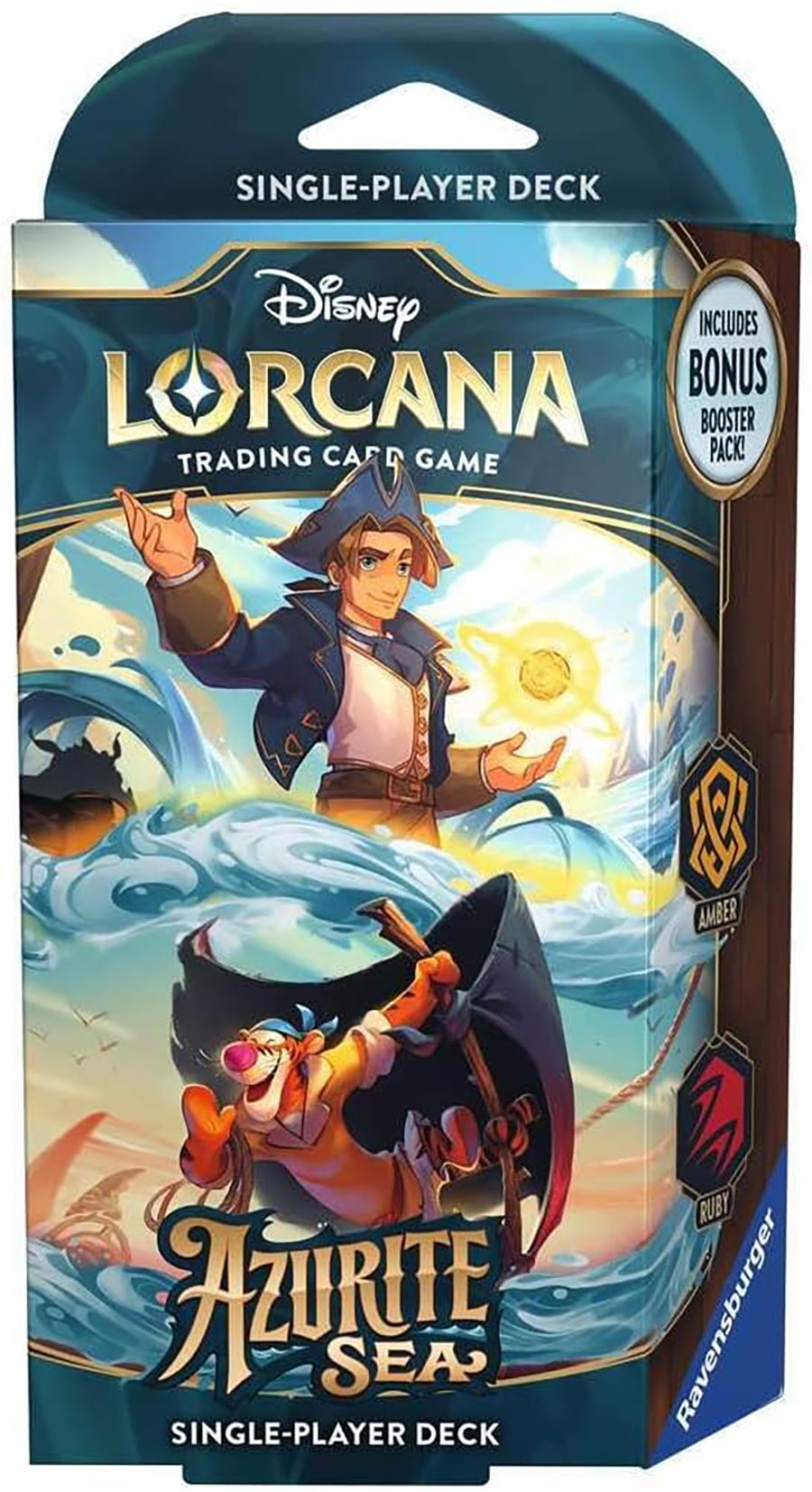 Disney Lorcana Azurite Sea Starter Deck - A Seaworthy Crew
