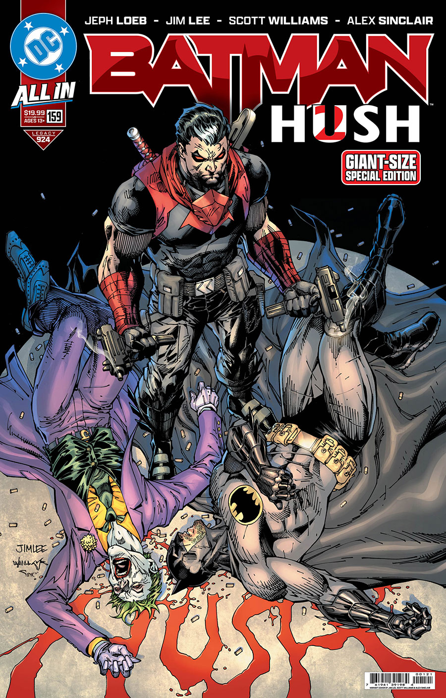 Batman Giant Sized Special Edition Vol 3 #159 Cover B Variant Jim Lee Foil Cover (DC All In)(Hush 2 Part 2)