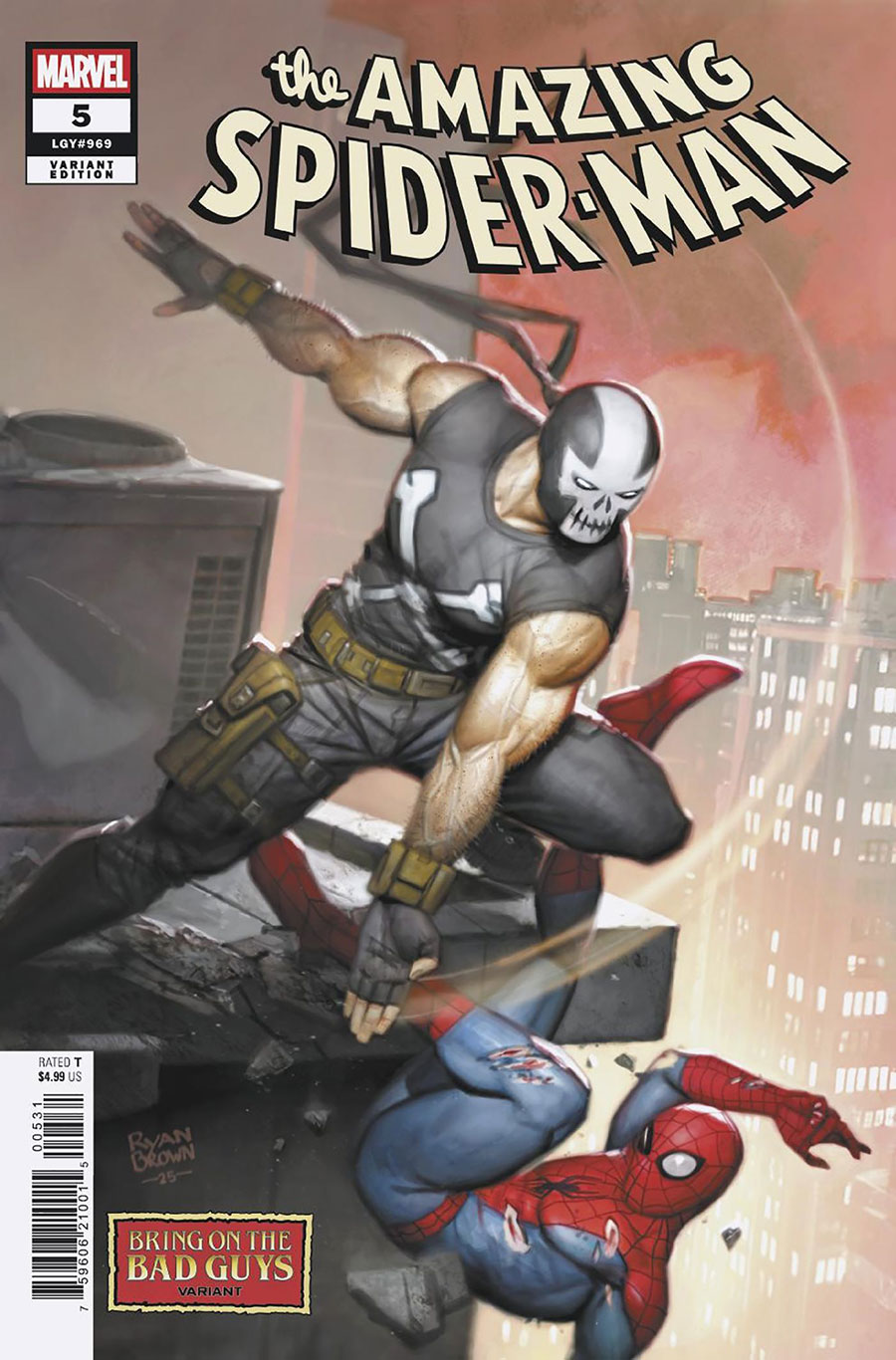 Amazing Spider-Man Vol 7 #5 Cover B Variant Ryan Brown Bring On The Bad Guys Cover