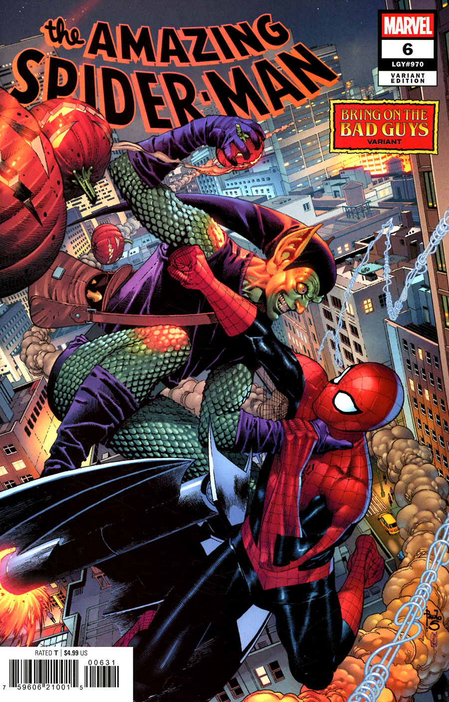 Amazing Spider-Man Vol 7 #6 Cover B Variant Paulo Siqueira Bring On The Bad Guys Cover