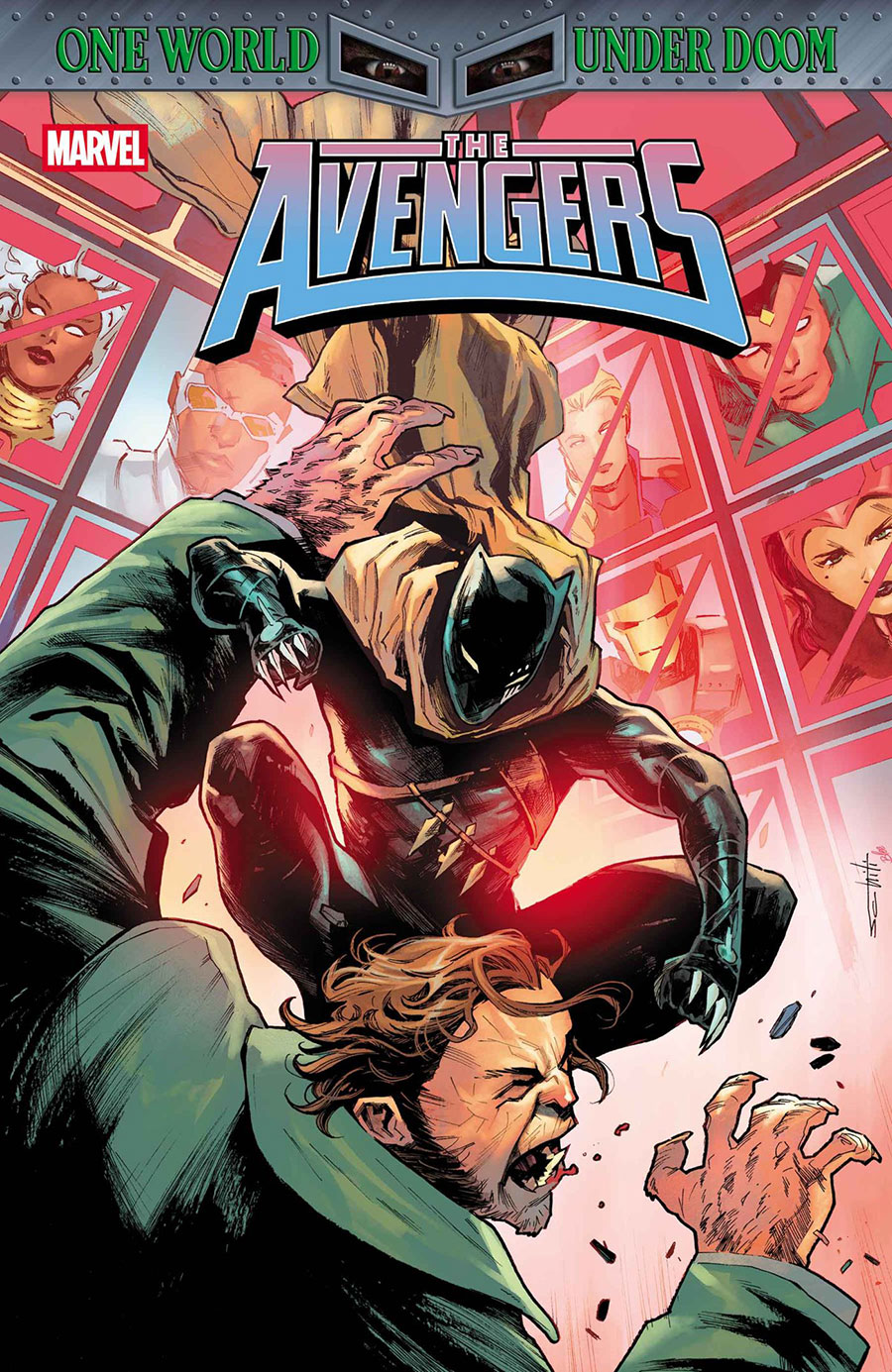 Avengers Vol 8 #27 Cover A Regular Valerio Schiti Cover (One World Under Doom Tie-In)
