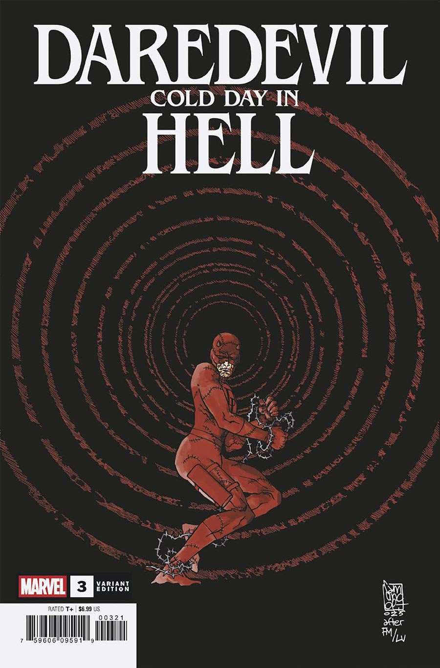 Daredevil Cold Day In Hell #3 Cover B Variant Giuseppe Camuncoli Cover