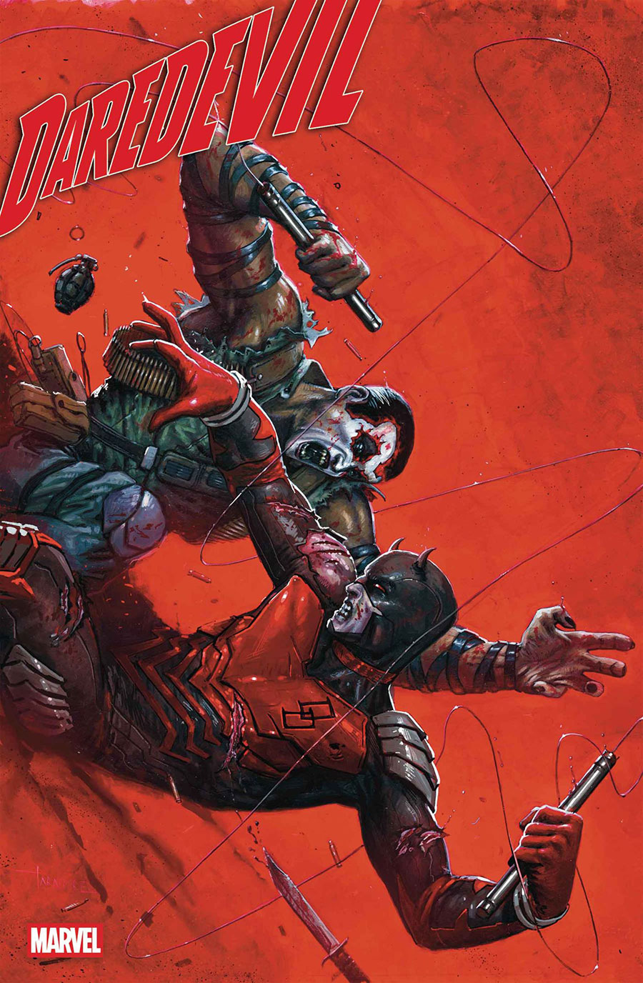 Daredevil Vol 8 #22 Cover B Variant Davide Paratore Bring On The Bad Guys Cover