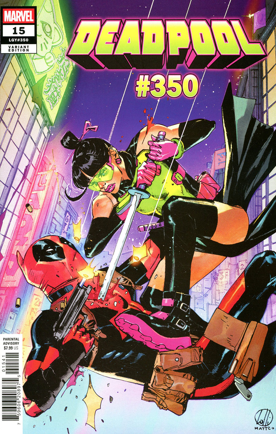 Deadpool Vol 9 #15 Cover E Variant Matteo Lolli Cover (#350)