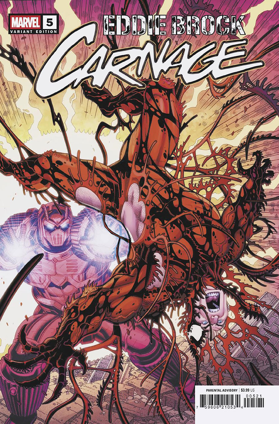 Eddie Brock Carnage #5 Cover B Variant Nick Bradshaw Bring On The Bad Guys Cover