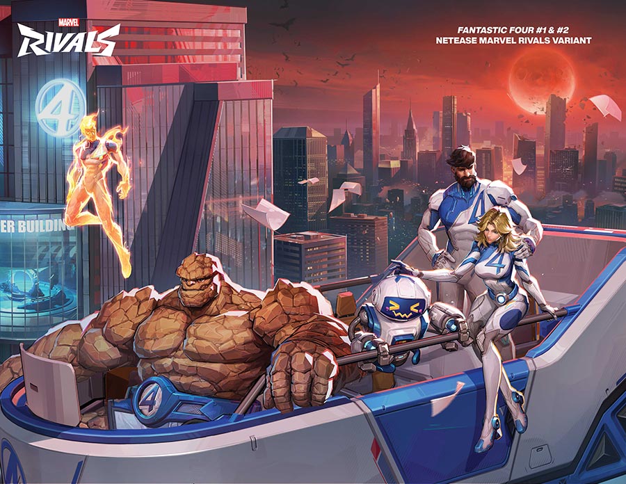 Fantastic Four Vol 8 #1 Cover C Variant NETEASE Games Marvel Rivals 2-Part Connecting Cover