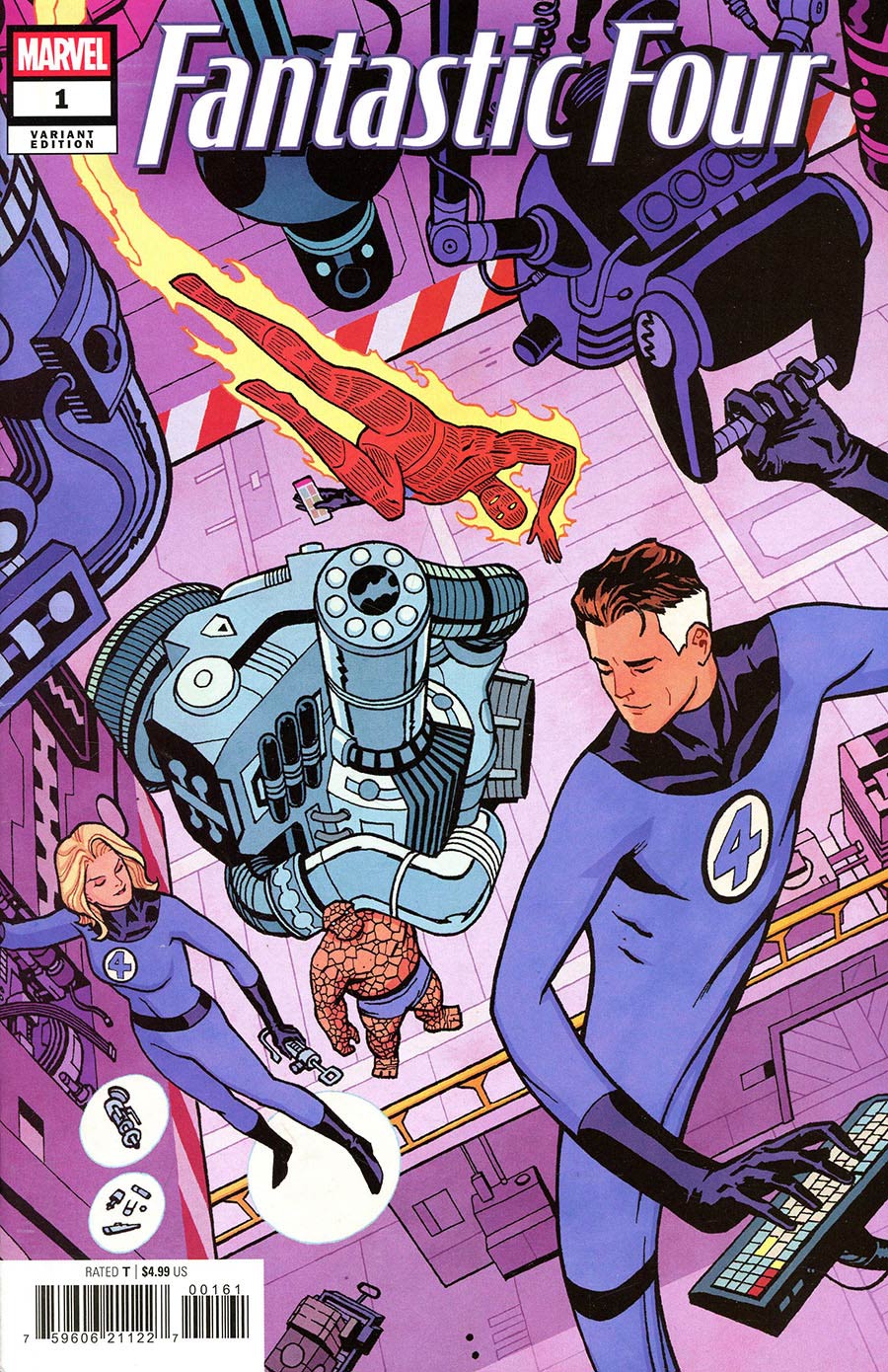 Fantastic Four Vol 8 #1 Cover H Variant Cliff Chiang Cover
