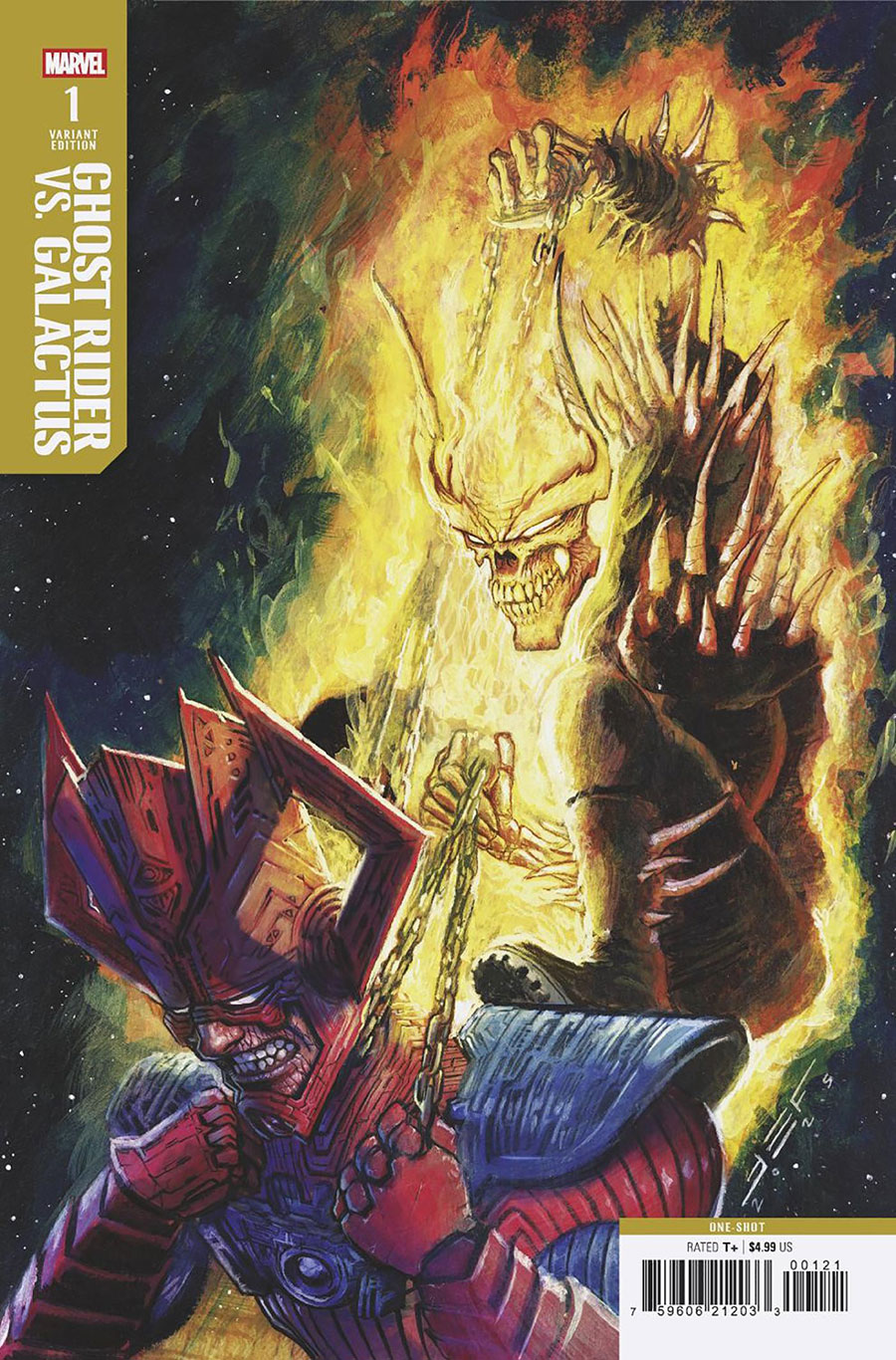 Ghost Rider vs Galactus #1 (One Shot) Cover B Variant Juan Ferreyra Cover (Limit 1 Per Customer)