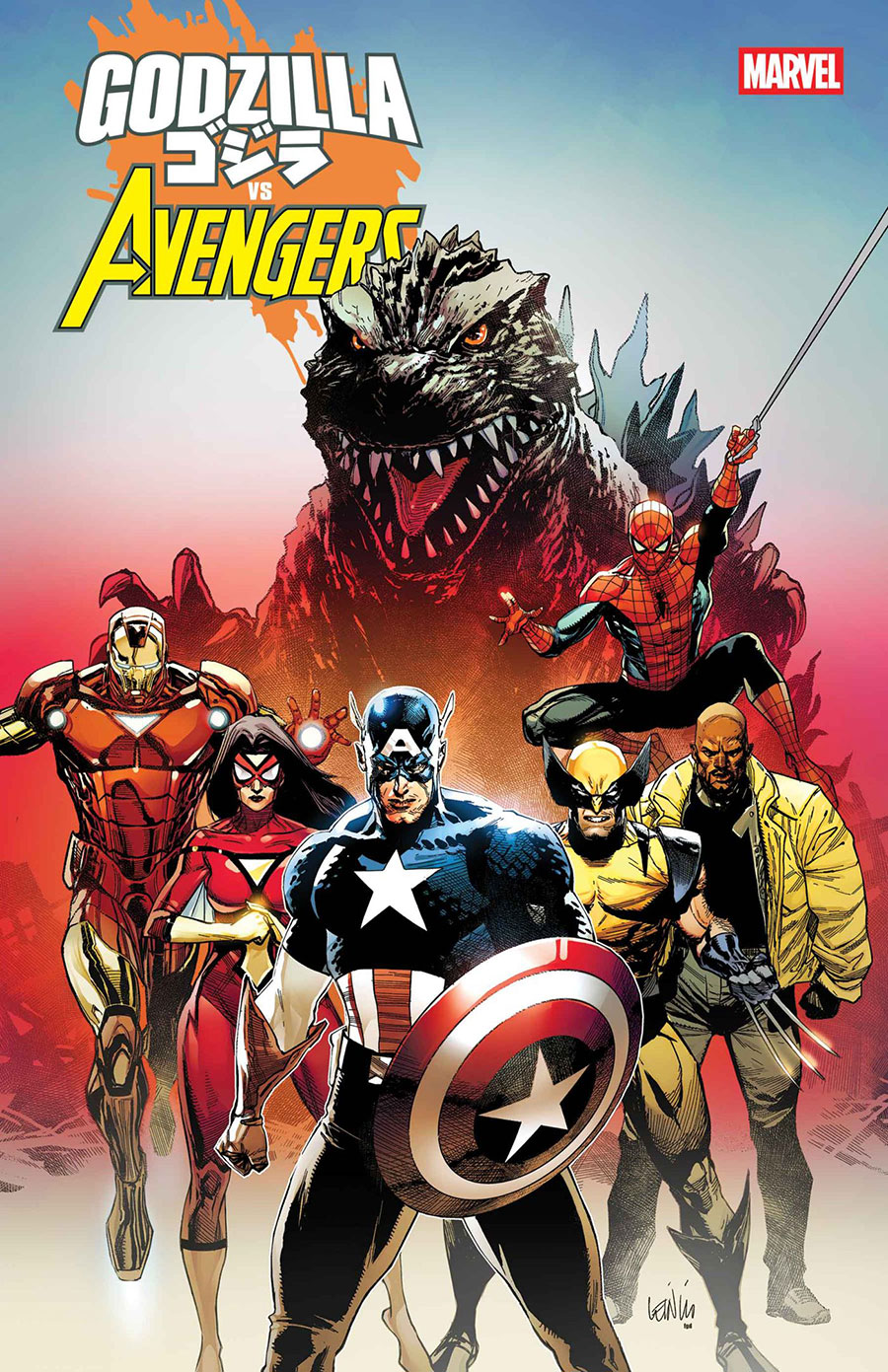 Godzilla vs Avengers #1 (One Shot) Cover A Regular Leinil Francis Yu Cover