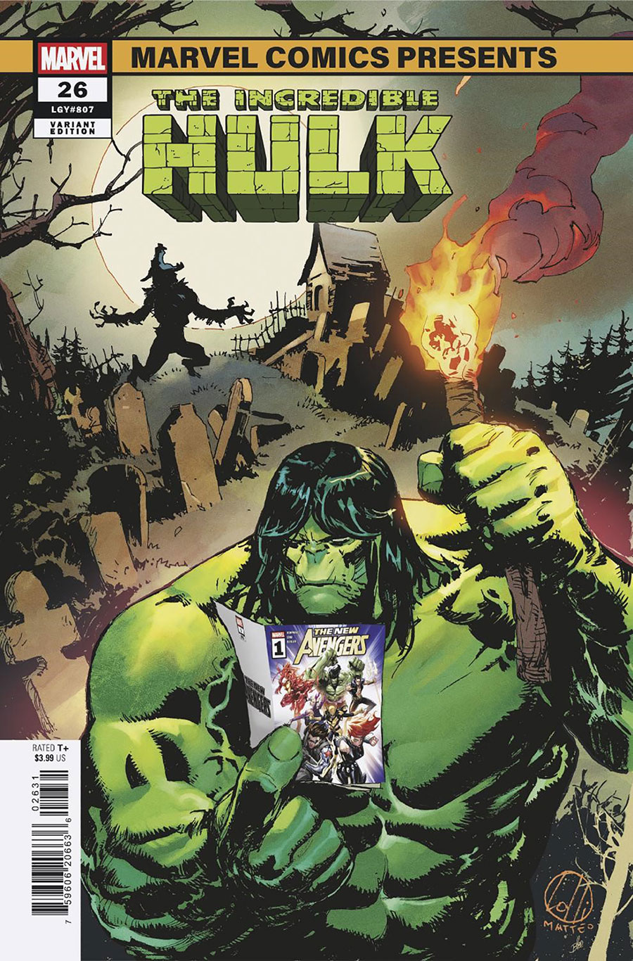 Incredible Hulk Vol 5 #26 Cover C Variant Matteo Lolli Marvel Comics Presents Cover