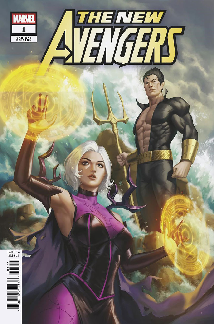 New Avengers Vol 5 #1 Cover G Variant Ejikure Clea & Namor Cover