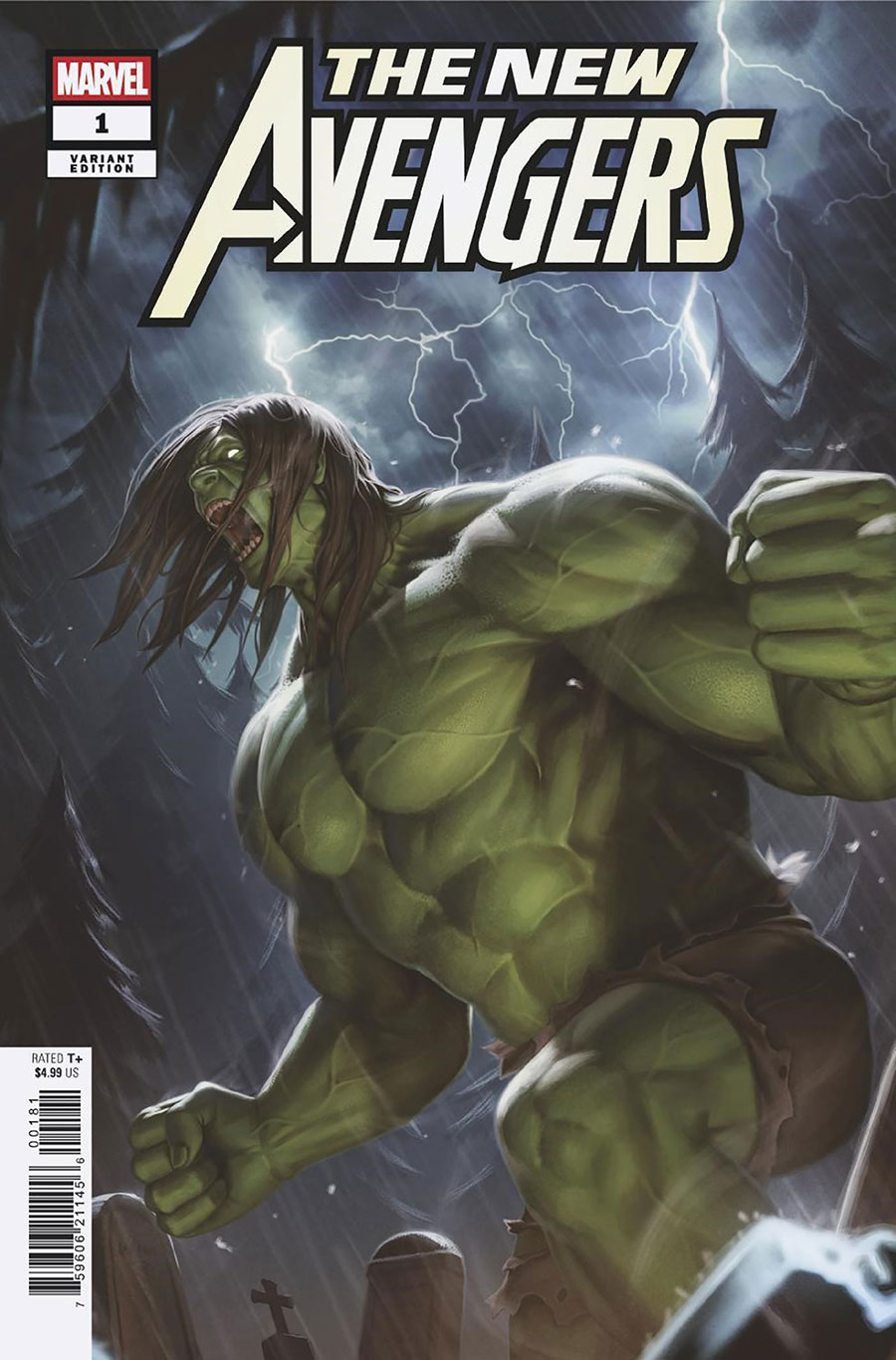 New Avengers Vol 5 #1 Cover H Variant Woo-Chul Lee Hulk Cover