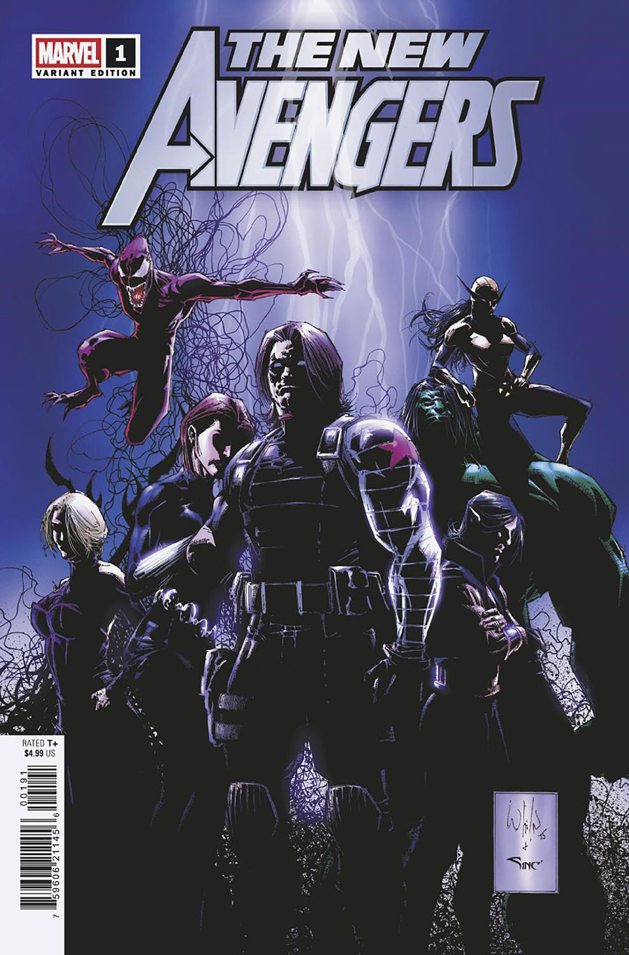 New Avengers Vol 5 #1 Cover I Variant Whilce Portacio Spoiler Homage Cover