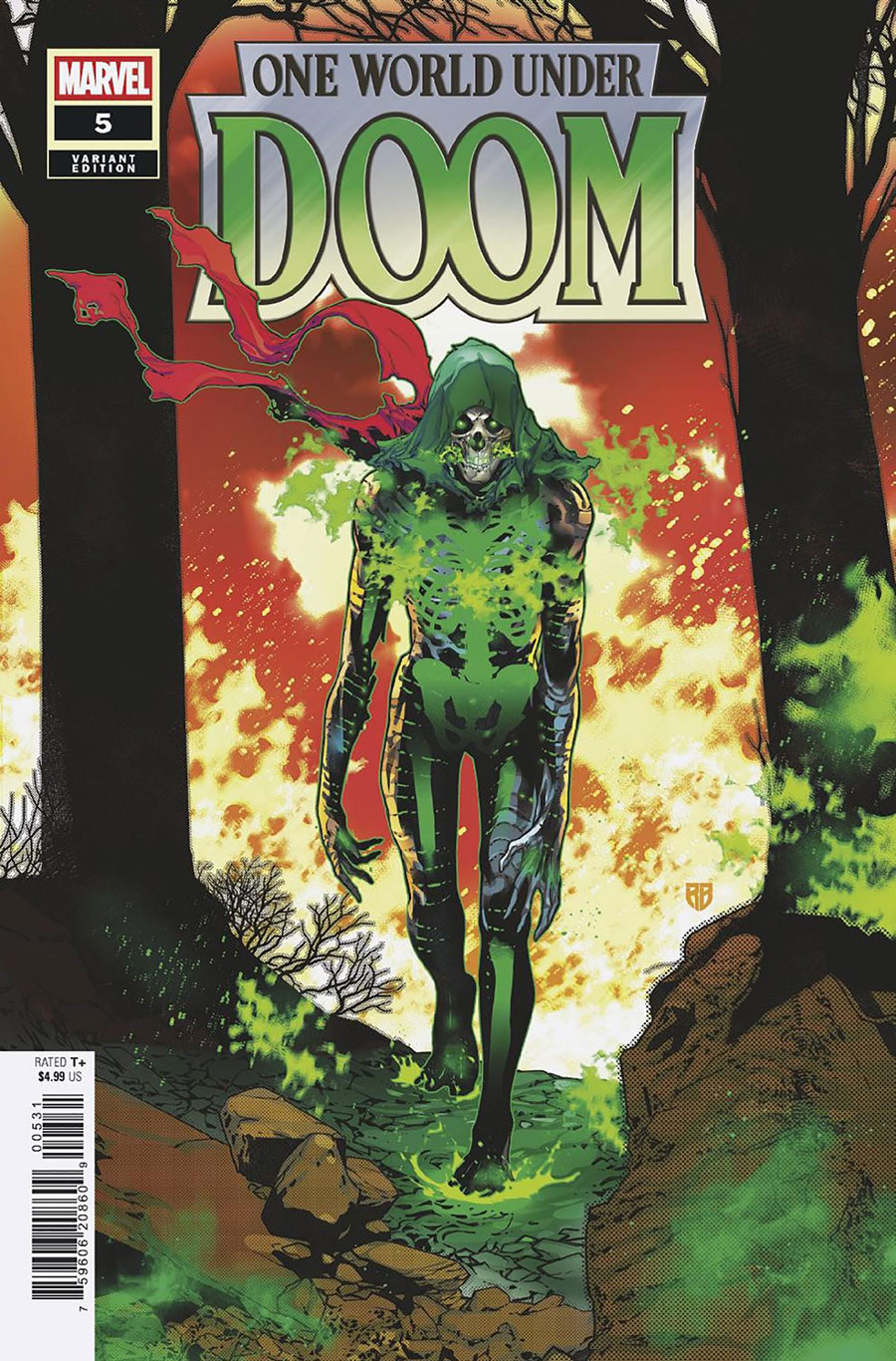 One World Under Doom #5 Cover C Variant RB Silva Cover