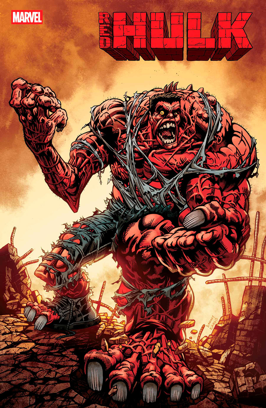 Red Hulk #5 Cover B Variant Danny Earls Cover (One World Under Doom Tie-In)