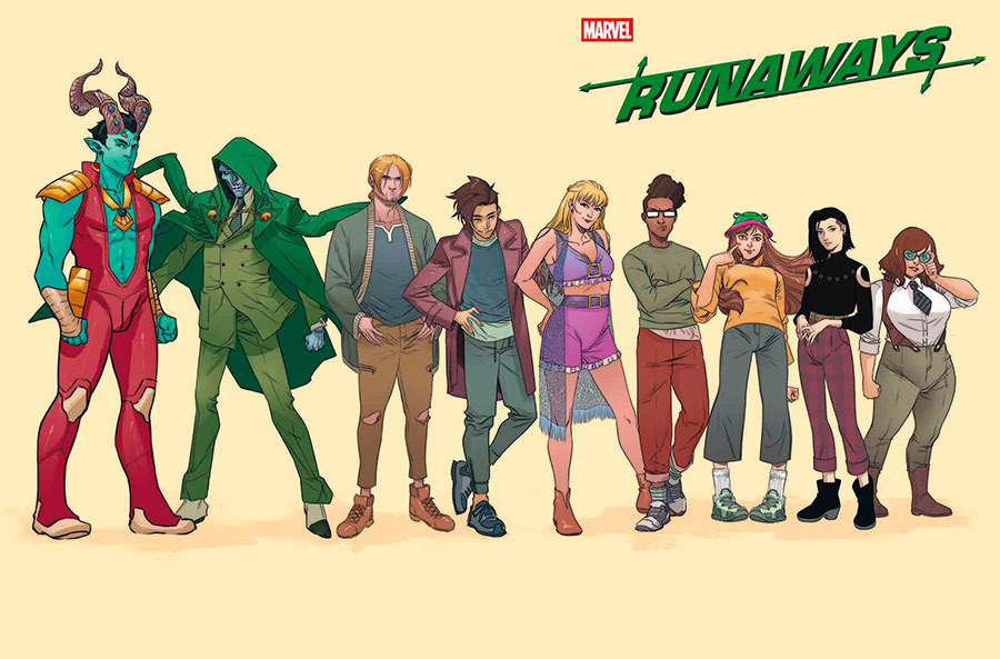 Runaways Vol 6 #1 Cover F Variant Elena Casagrande Wraparound Cover (One World Under Doom Tie-In)
