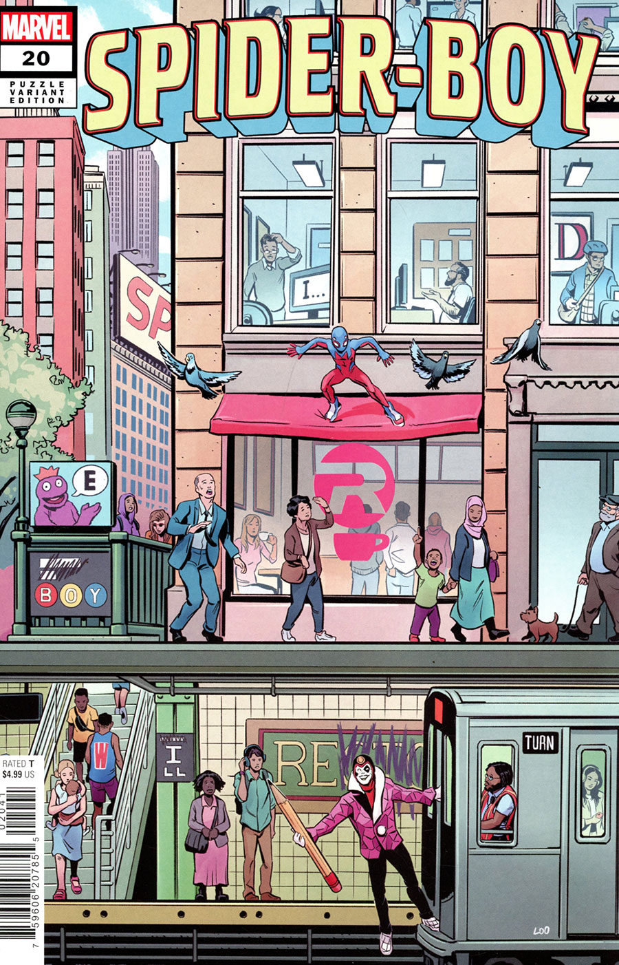 Spider-Boy #20 Cover C Variant Jason Loo Puzzle Cover