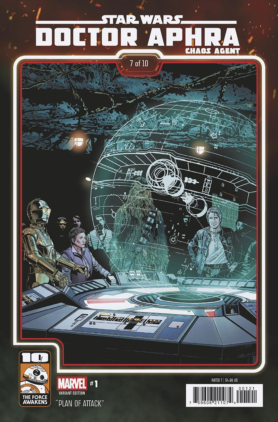 Star Wars Doctor Aphra Chaos Agent #1 Cover B Variant Chris Sprouse The Force Awakens 10th Anniversary Cover