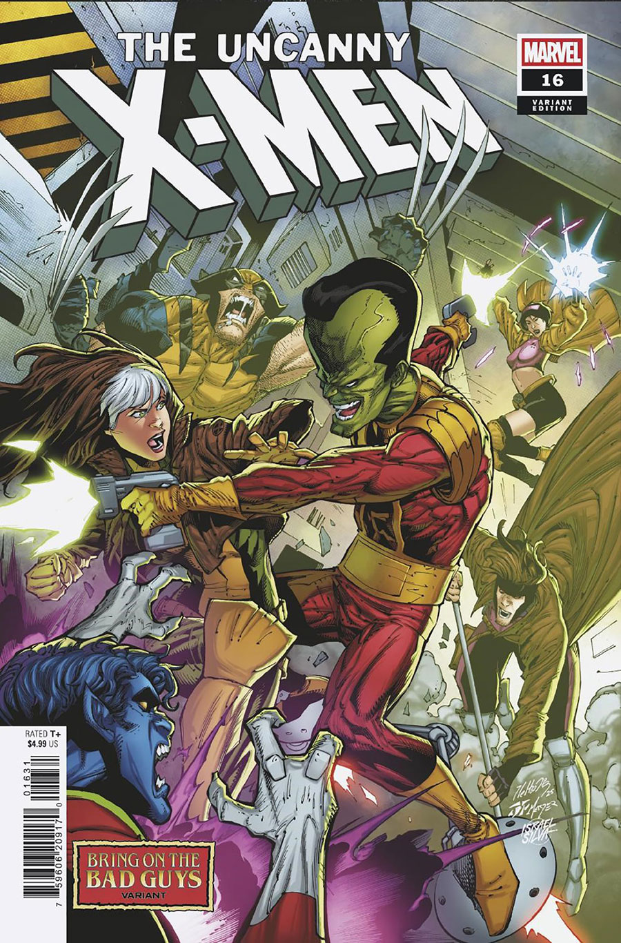 Uncanny X-Men Vol 6 #16 Cover B Variant Netho Diaz Bring On The Bad Guys Cover