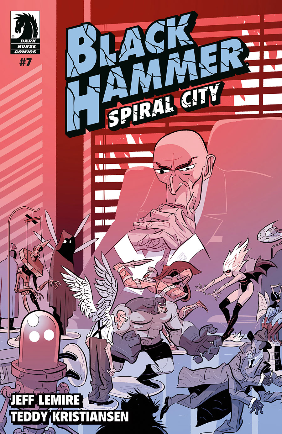 Black Hammer Spiral City #7 Cover B Variant Jan Solheim Cover