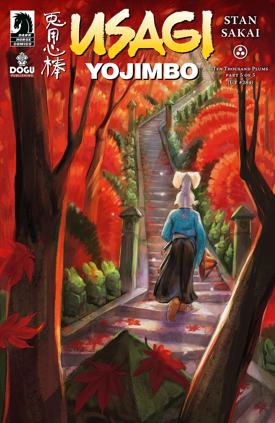 Usagi Yojimbo Ten Thousand Plums #5 Cover B Variant Jennifer Meyer Cover