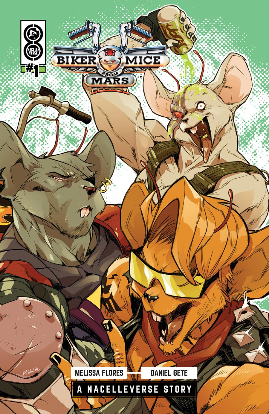 Biker Mice From Mars Vol 3 #1 Cover B Variant Karl Kerschl Cover