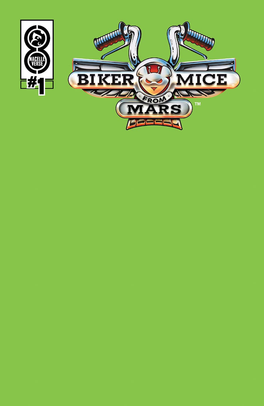 Biker Mice From Mars Vol 3 #1 Cover D Variant Martian Green Blank Cover