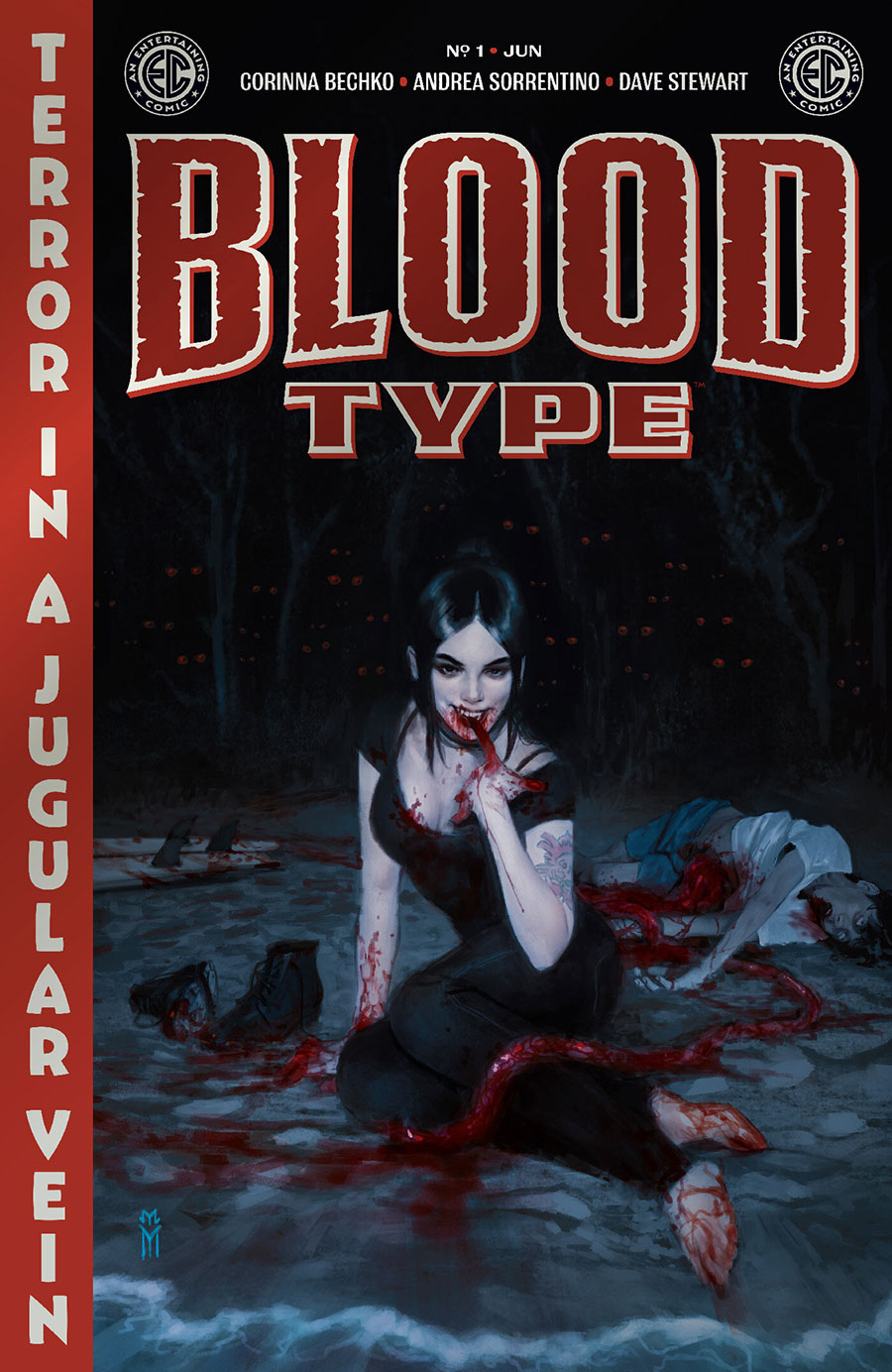 Blood Type #1 Cover C Variant Miguel Mercado Foil Cover (EC Comics)