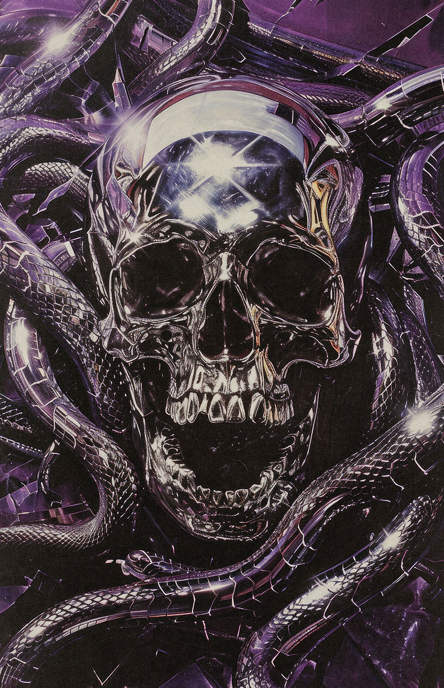 Chamberlains #2 Cover D Variant Todd Skull Metal Cover