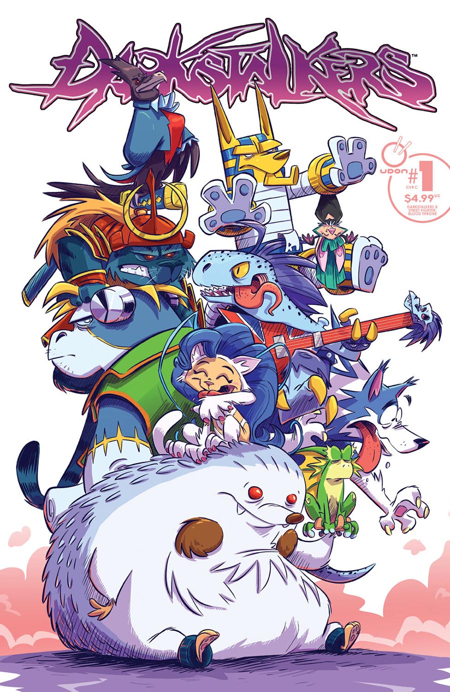 Darkstalkers x Street Fighter Blood Throne #1 (One Shot) Cover C Variant Dax Gordine Cover