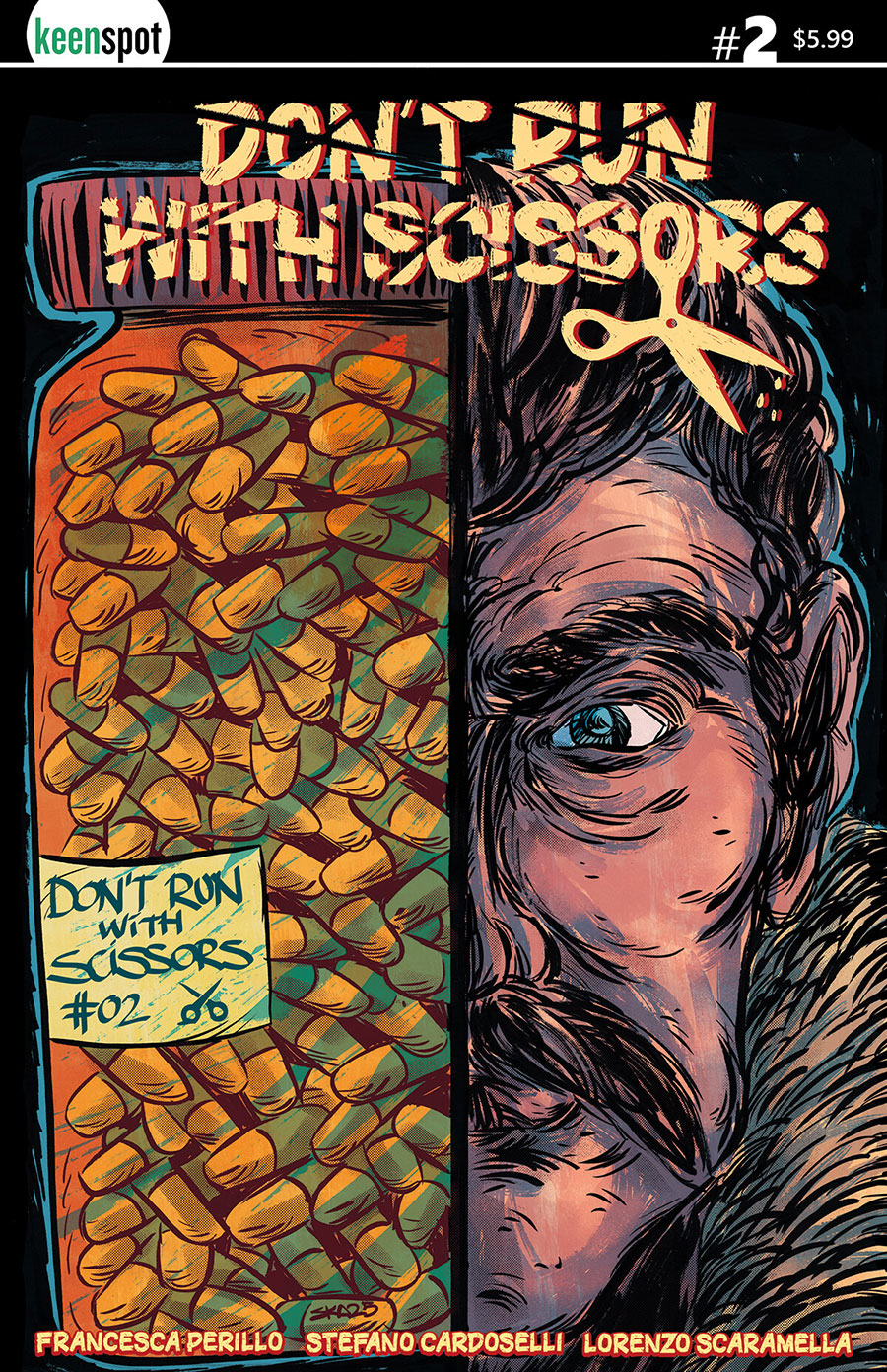 Dont Run With Scissors #2 Cover B Variant Lorenzo Scaramella Cover