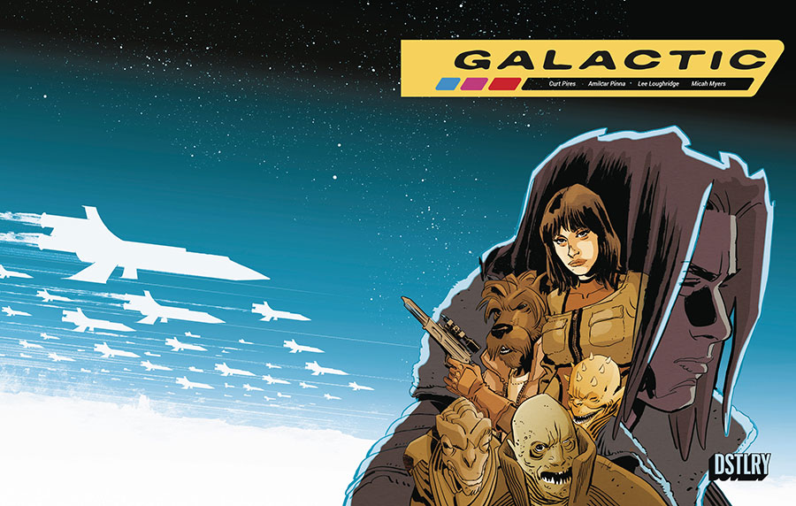 Galactic #2 Cover B Variant Luca Casalanguida Wraparound Cover