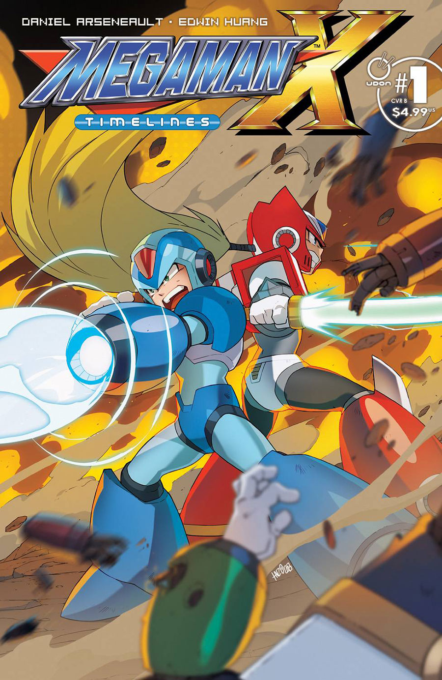 Mega Man X Timelines #1 (One Shot) Cover B Variant Hanzo Steinbach Cover