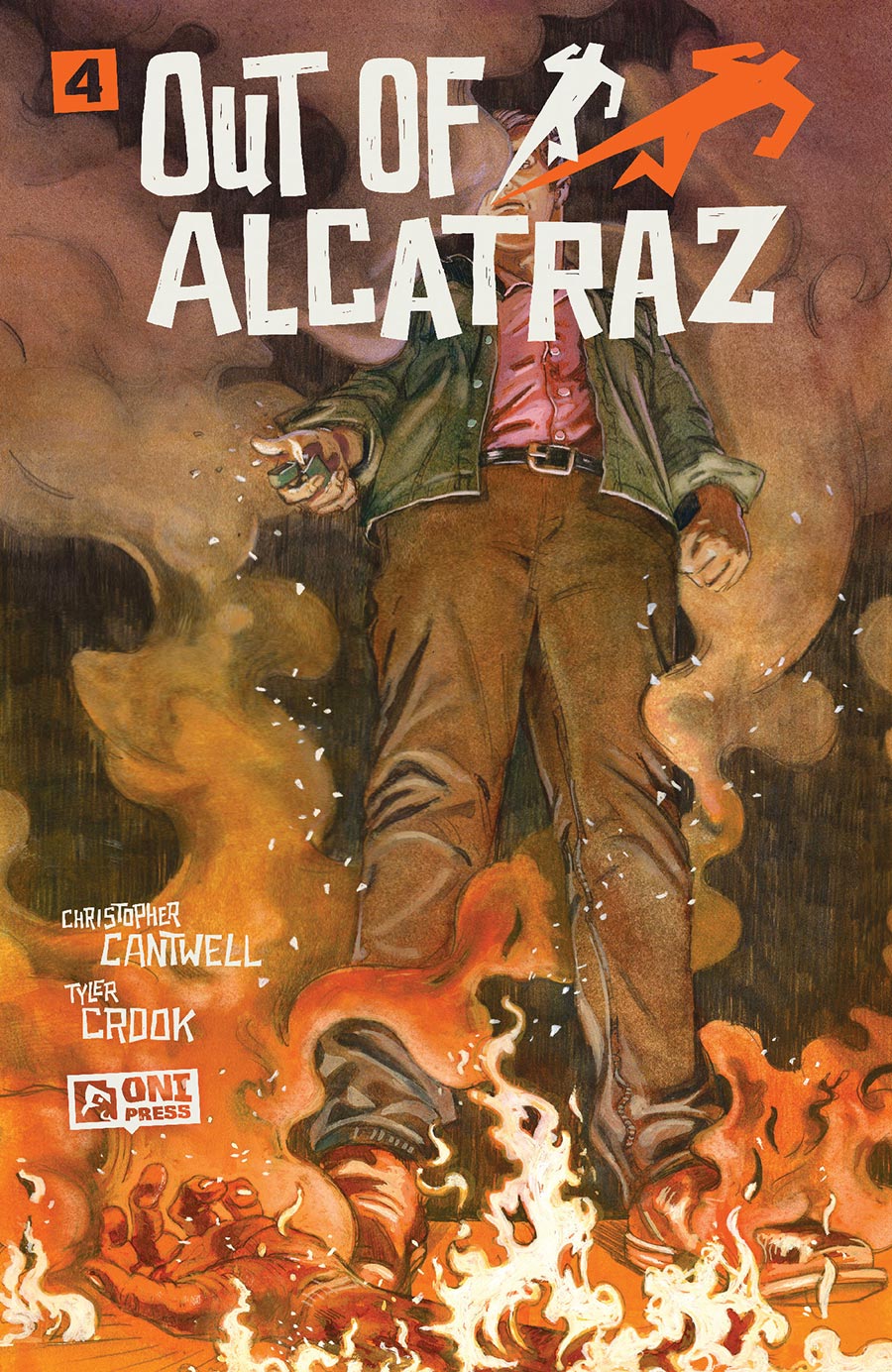 Out Of Alcatraz #4 Cover B Variant Oliver Dominguez Cover