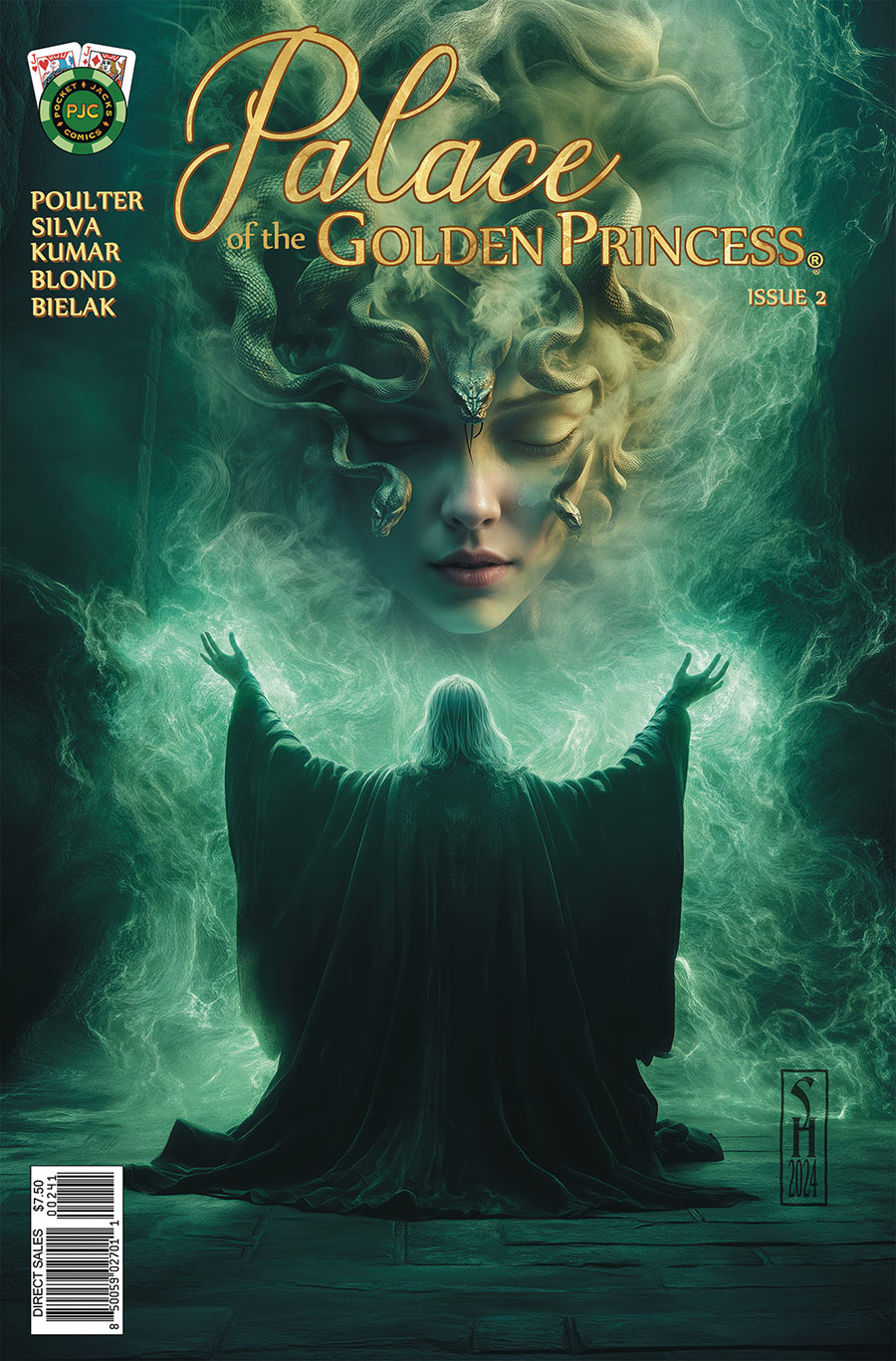 Palace Of The Golden Princess #2 Cover D Variant Scott Harben Gold Foil Cover (Limit 1 Per Customer)