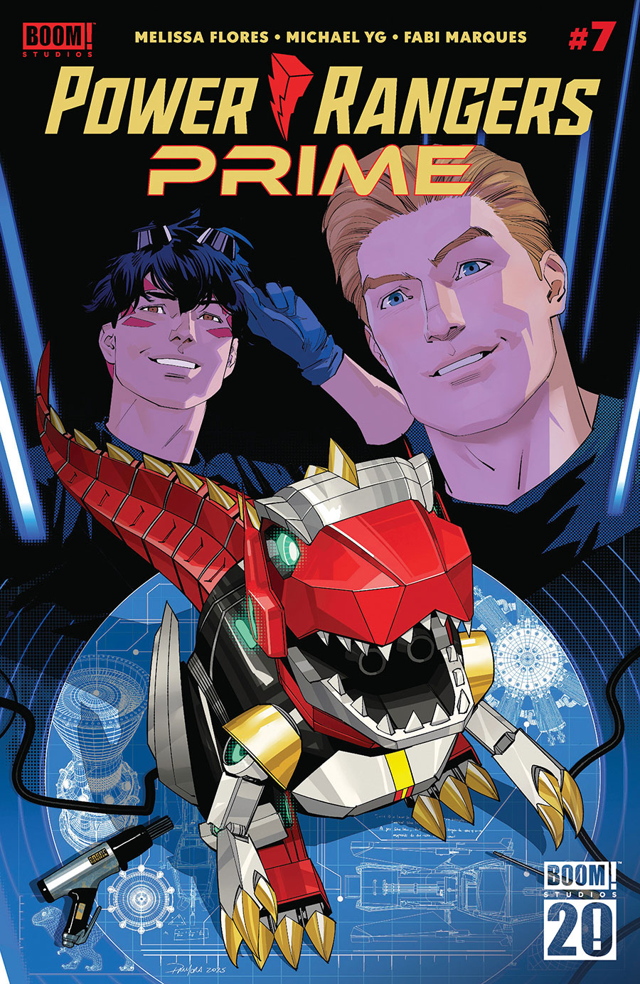 Power Rangers Prime #7 Cover A Regular Dan Mora Cover