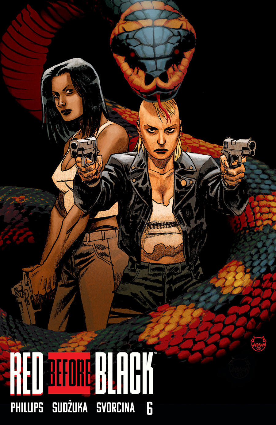 Red Before Black #6 Cover B Variant Dave Johnson Cover