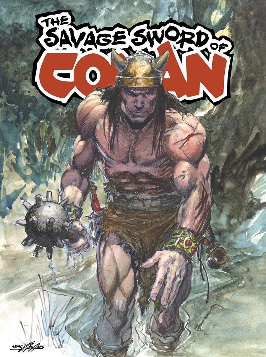 Savage Sword Of Conan Vol 2 #9 Cover A Regular Neal Adams Cover
