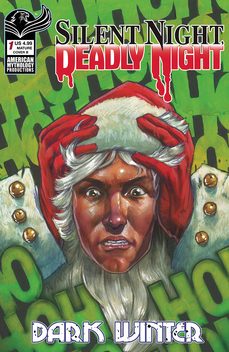 Silent Night Deadly Night Dark Winter #1 Cover B Variant Paul Maitland Painted Cover