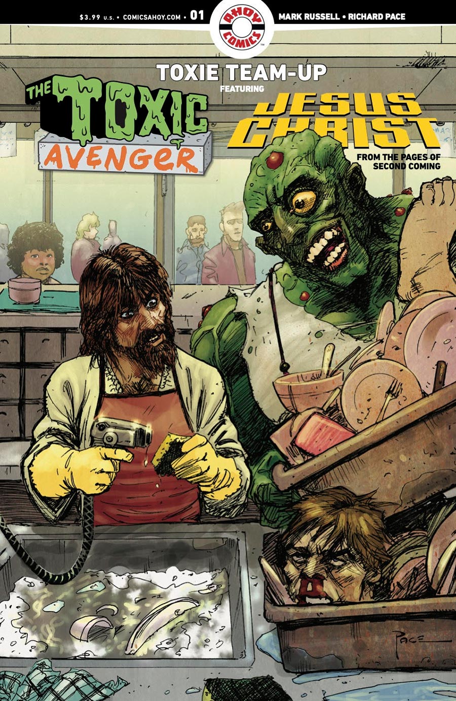 Toxie Team Up #1 Cover B Variant Richard Pace Cover