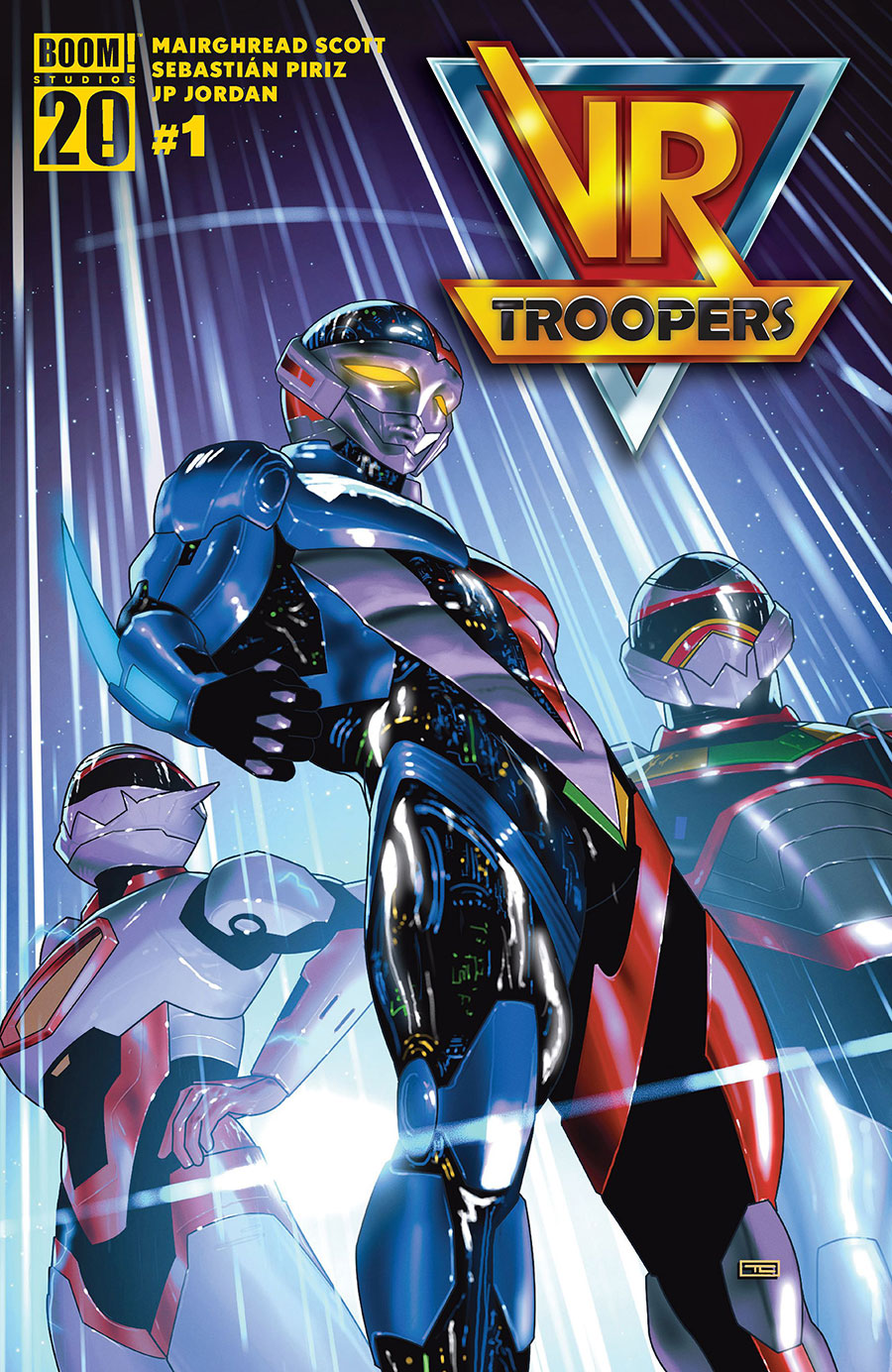 VR Troopers #1 Cover A Regular Taurin Clarke Cover
