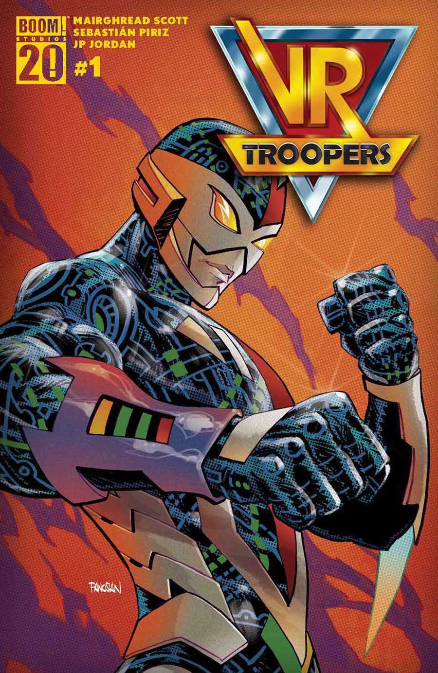 VR Troopers #1 Cover C Variant Dan Panosian BOOM Studios 20th Anniversary Cover