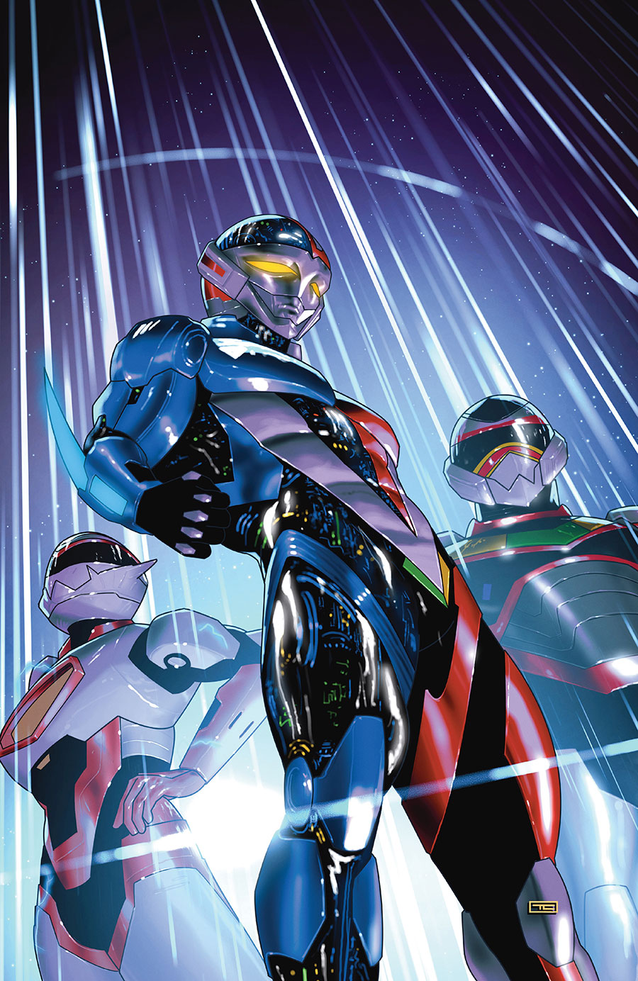 VR Troopers #1 Cover E Variant Taurin Clarke Foil Virgin Cover