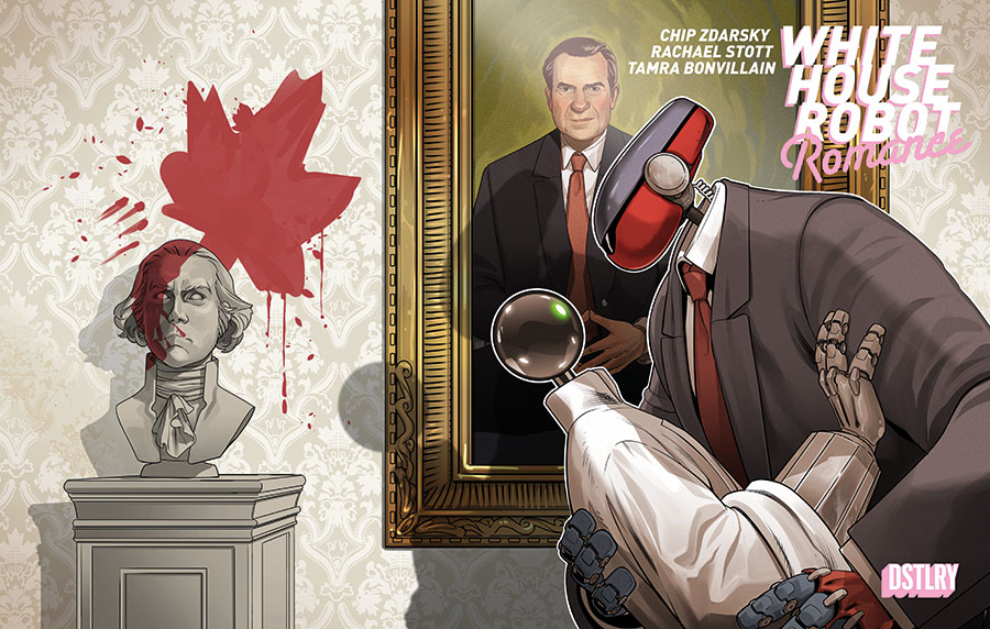 White House Robot Romance #1 Cover A Regular Rachael Stott Wraparound Cover