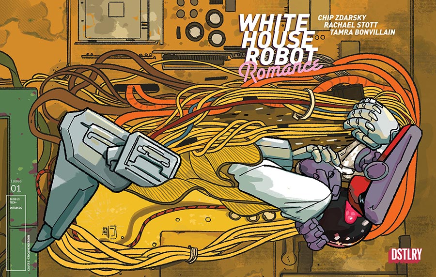 White House Robot Romance #1 Cover E Variant Erica Henderson Wraparound Cover